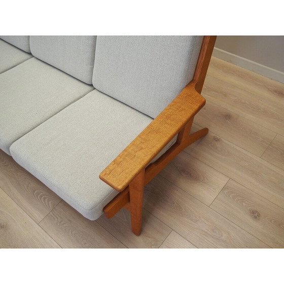 Image 1 of Vintage eiken bank van Hans J. Wegner voor Getama, jaren 1960