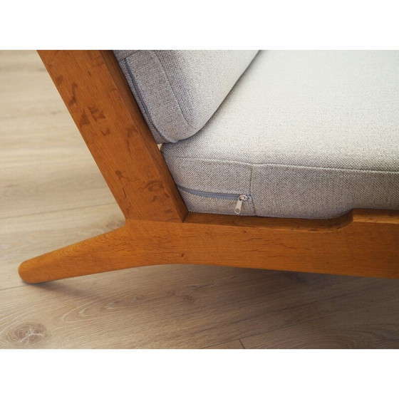 Image 1 of Vintage eiken bank van Hans J. Wegner voor Getama, jaren 1960