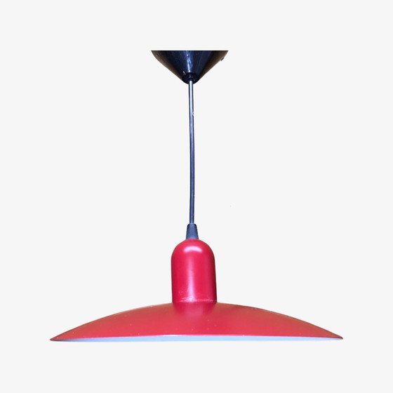 Image 1 of Metalen hanglamp met rood Hollands design