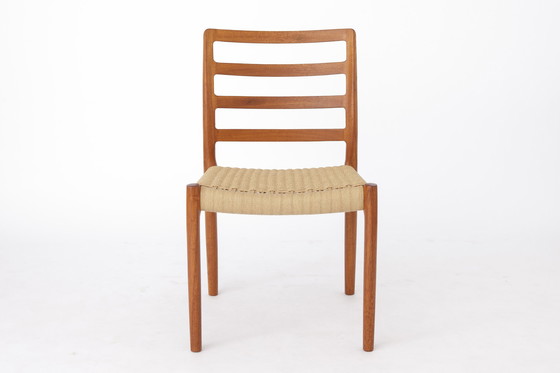 Image 1 of Niels Moller Stoel, model 85, jaren '80, Teak, Deens, Vintage