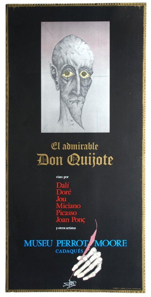 Joan Ponc, Don Quijote - Tentoonstellingsaffiche