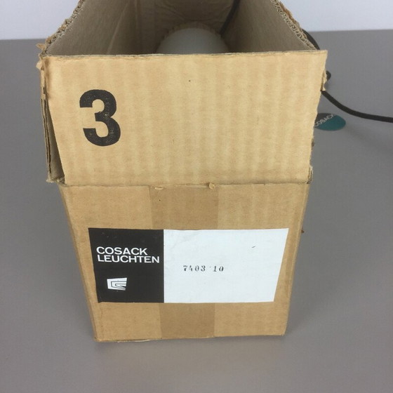 Image 1 of Vintage modernistische opaal glazen buis hanglamp van Cosack Lights, Duitsland 1960