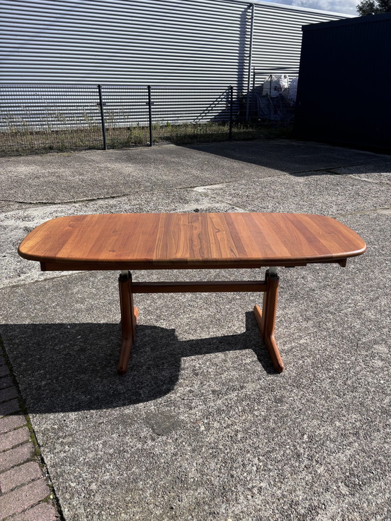 Image 1 of Vintage Eettafel Teak Deens Uitschuifbaar 