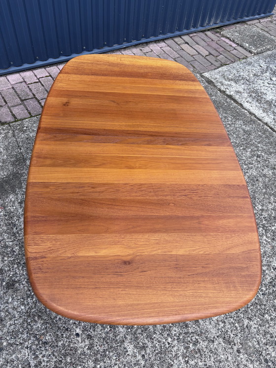 Image 1 of Vintage Eettafel Teak Deens Uitschuifbaar 