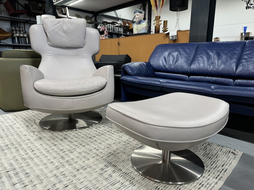 Showmodel Leolux Ottana Relax fauteuil met Hocker