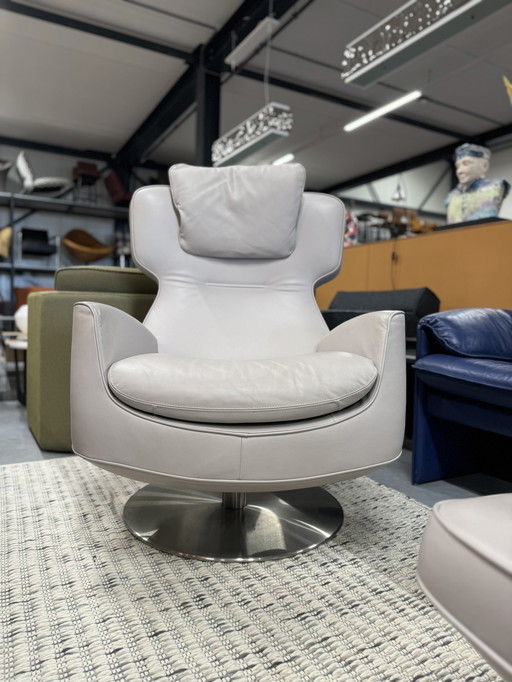 Showmodel Leolux Ottana Relax fauteuil met Hocker