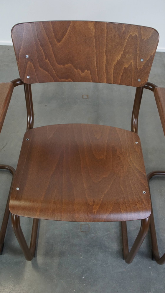 Image 1 of 4 X Thonet Eetkamer/Bijzet/Vergaderstoelen Model S43