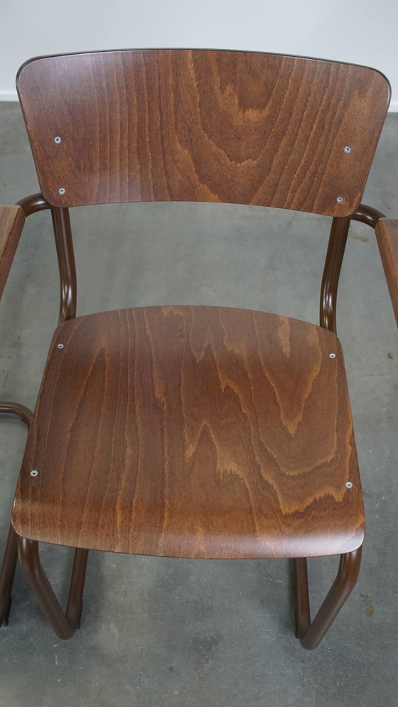 Image 1 of 4 X Thonet Eetkamer/Bijzet/Vergaderstoelen Model S43