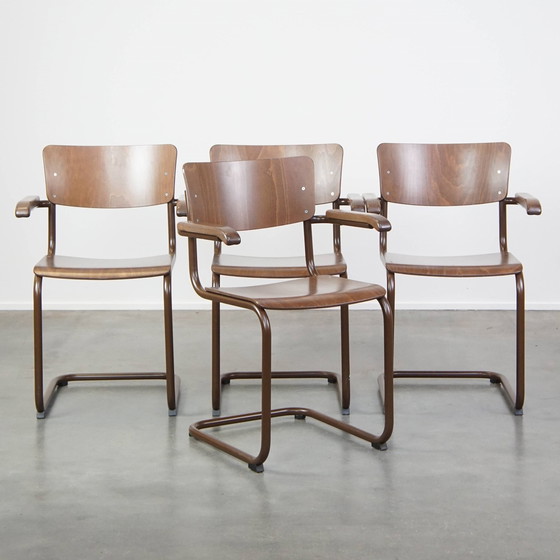 Image 1 of 4 X Thonet Eetkamer/Bijzet/Vergaderstoelen Model S43