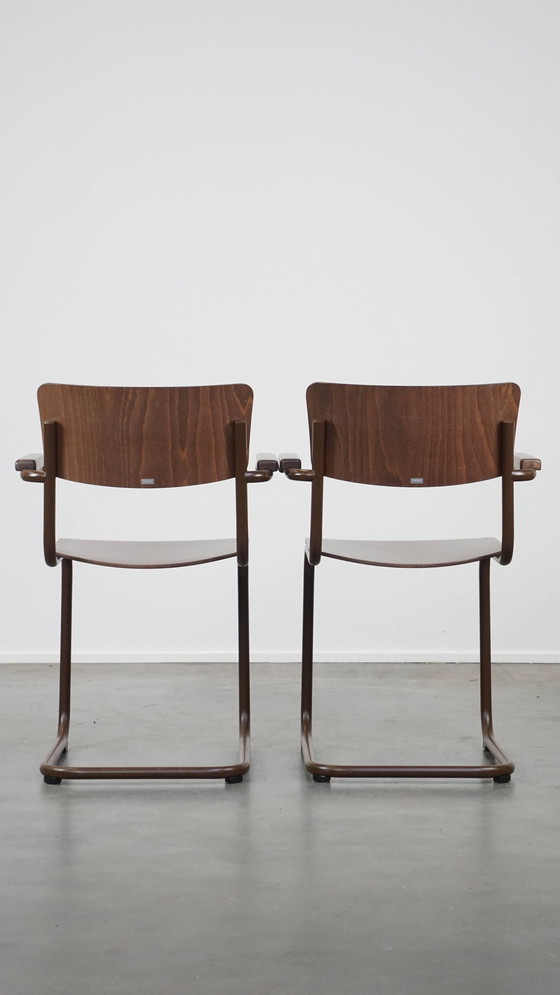 Image 1 of 4 X Thonet Eetkamer/Bijzet/Vergaderstoelen Model S43