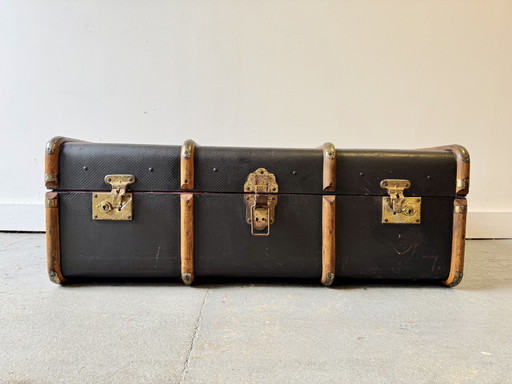 Vintage Zwarte Bagage Koffer