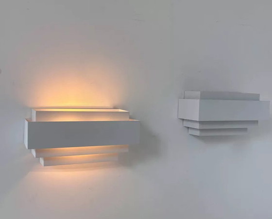 Image 1 of 2X Vintage wandlampen