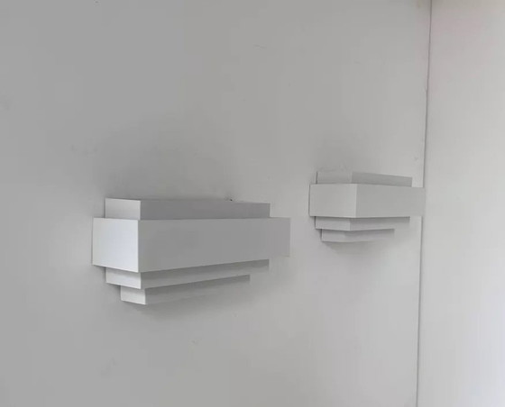 Image 1 of 2X Vintage wandlampen