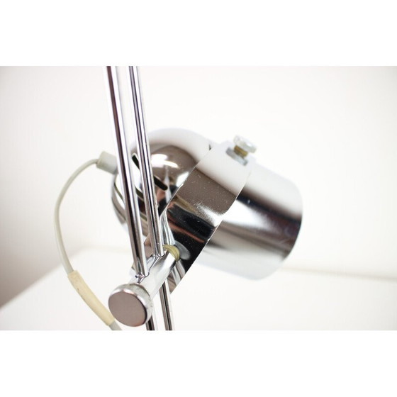 Image 1 of Vintage verstelbare metalen en chromen tafellamp van Stanislav Indra voor Combi Lux, Tsjecho-Slowakije 1970