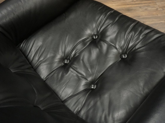 Image 1 of Stoll Giroflex vintage fauteuil leer palissander