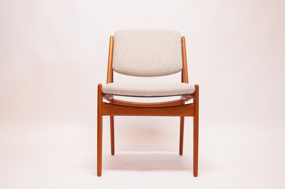 Image 1 of 6x Arne Vodder Ella eetkamerstoelen