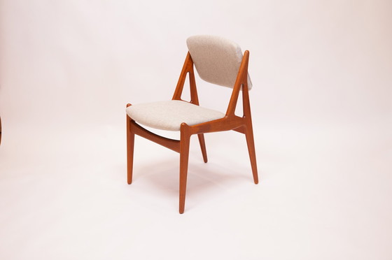 Image 1 of 6x Arne Vodder Ella eetkamerstoelen