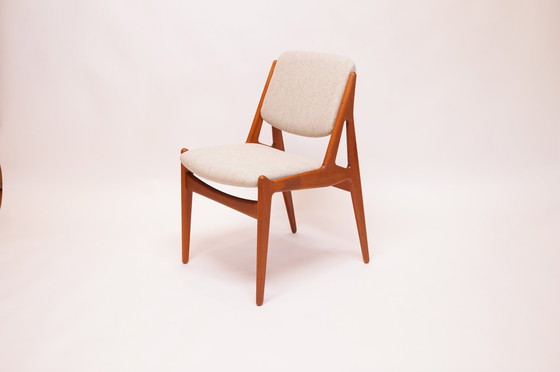 Image 1 of 6x Arne Vodder Ella eetkamerstoelen