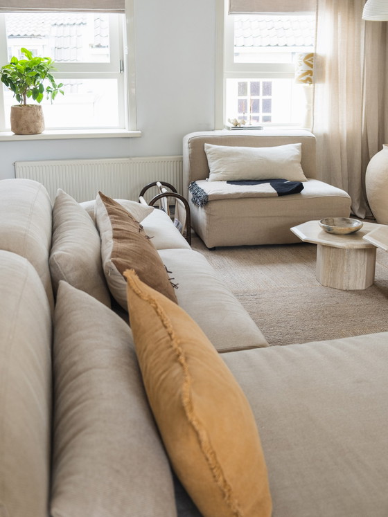 Image 1 of Bank Sara Sofa L’authentique Modulair Beige Linnen