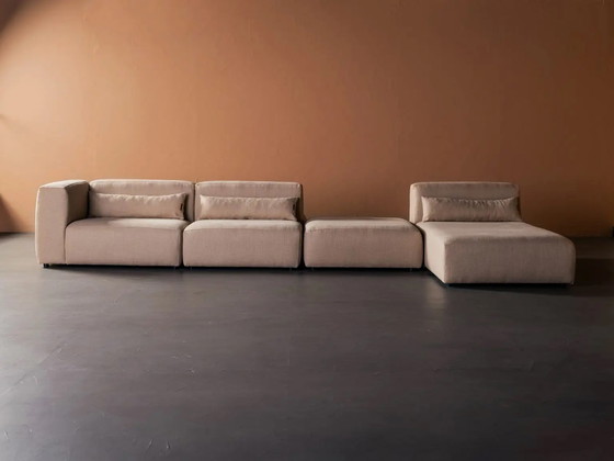 Image 1 of Bank Sara Sofa L’authentique Modulair Beige Linnen