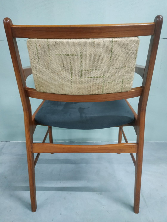 Image 1 of Deense Teak Jaren 60 Design Bureaustoel 