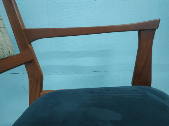 Image 1 of Deense Teak Jaren 60 Design Bureaustoel 