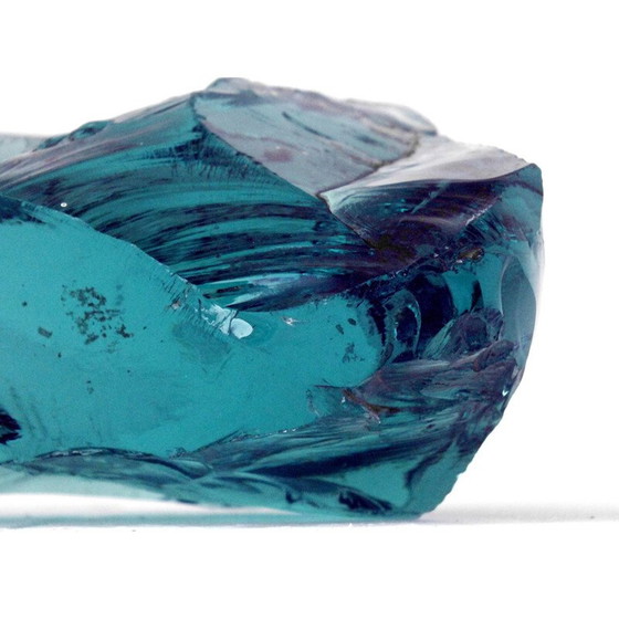 Image 1 of Vintage presse-papier in geciseleerd glas door Saint Gobain voor Max Ingrand, Frankrijk 1960