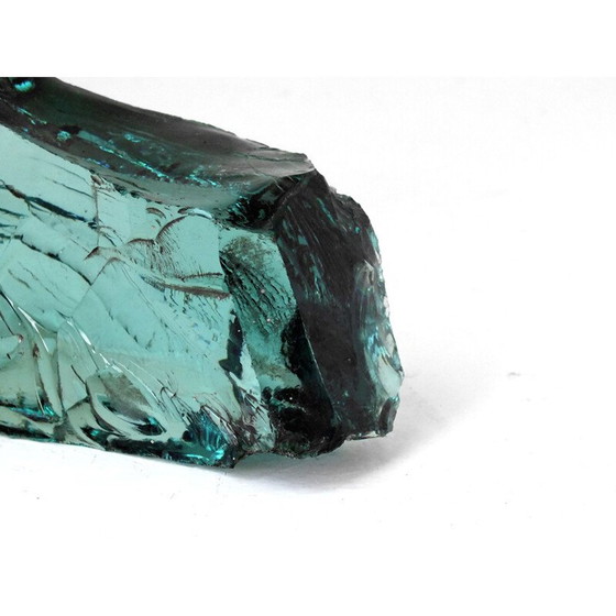 Image 1 of Vintage presse-papier in geciseleerd glas door Saint Gobain voor Max Ingrand, Frankrijk 1960