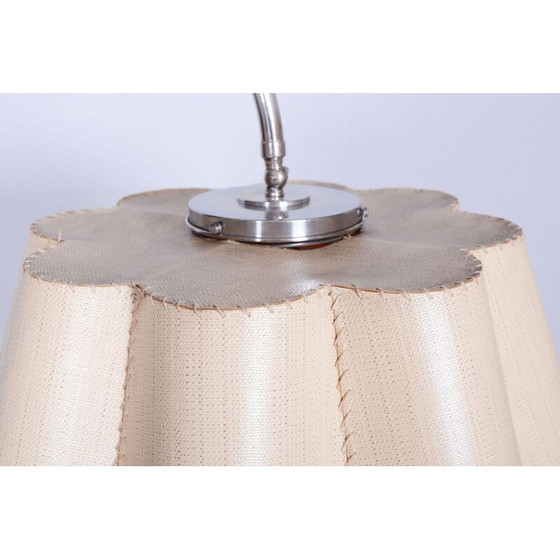 Image 1 of Vintage Art Deco walnoot en eiken vloerlamp door Jindrich Halabala voor Up Zavody, Tsjecho-Slowakije 1930