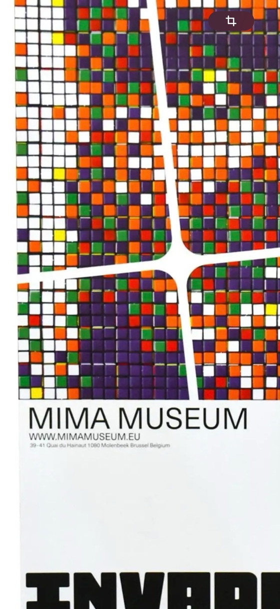 Image 1 of Straatkunst Poster Marilyn Monroe Haring Expo Brussel