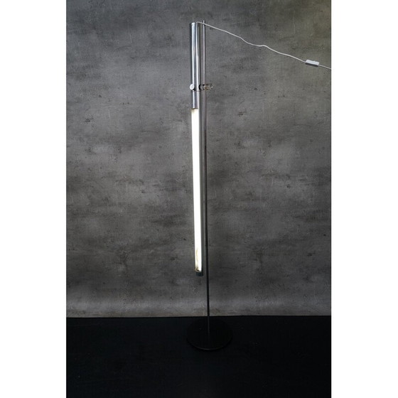 Image 1 of Vintage M60 aluminium vloerlamp door Ekkehard Fahr, Duitsland 1970