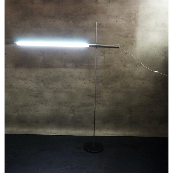 Image 1 of Vintage M60 aluminium vloerlamp door Ekkehard Fahr, Duitsland 1970