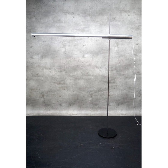 Image 1 of Vintage M60 aluminium vloerlamp door Ekkehard Fahr, Duitsland 1970