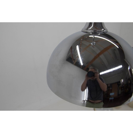 Image 1 of Vintage chromen hanglamp, Tsjecho-Slowakije 1930