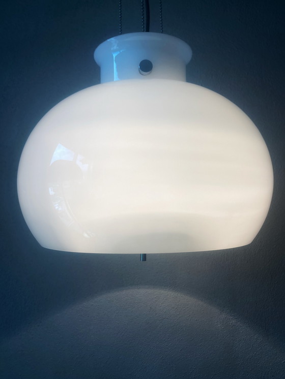 Image 1 of Glashütte Limburg opaline hanglamp