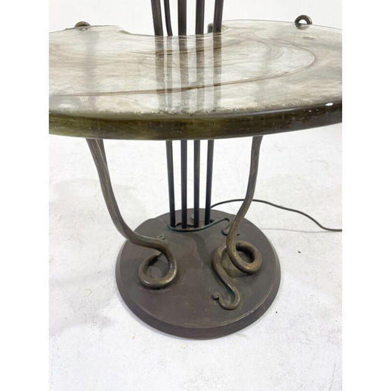 Image 1 of Vintage metalen vloerlamp