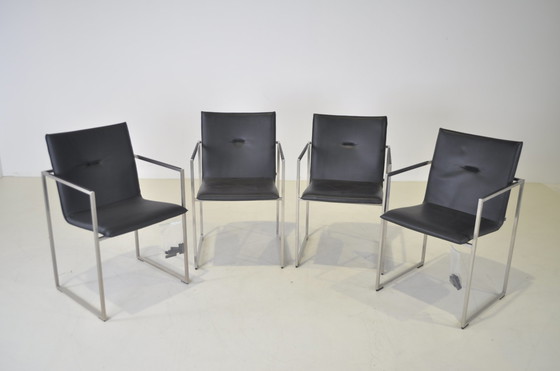 Image 1 of 4x Arco Frame stoelen.