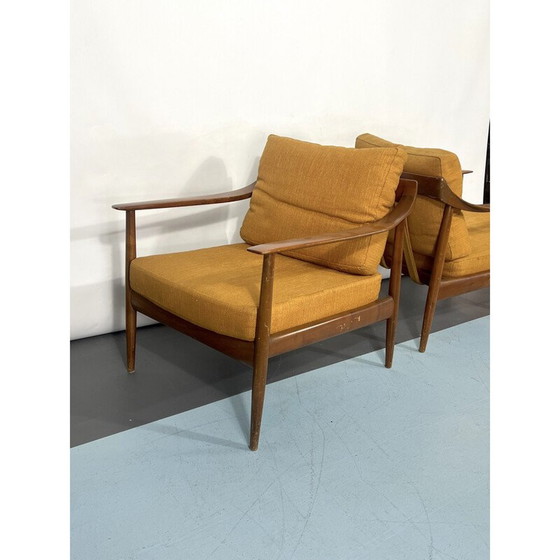 Image 1 of Paar vintage fauteuils model 550 van Walter Knoll, Duitsland 1950