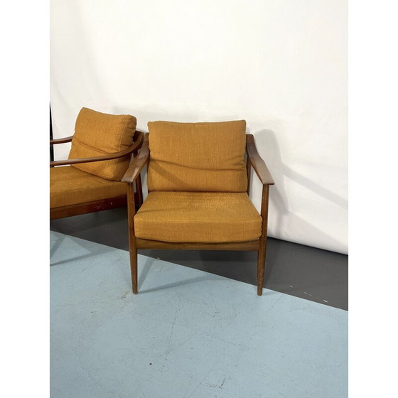 Image 1 of Paar vintage fauteuils model 550 van Walter Knoll, Duitsland 1950