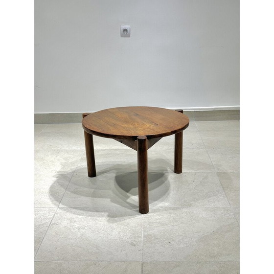 Image 1 of Vintage ronde salontafel van Pierre Jeanneret