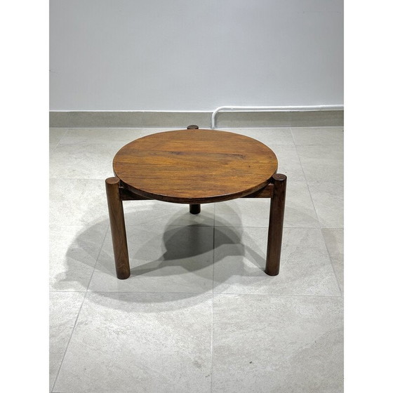 Image 1 of Vintage ronde salontafel van Pierre Jeanneret