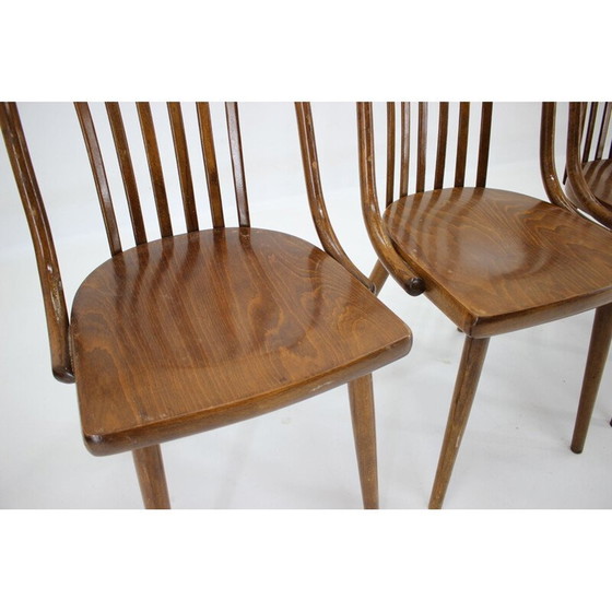 Image 1 of Set van 4 vintage stoelen Antonin Suman, Tsjecho-Slowakije 1960