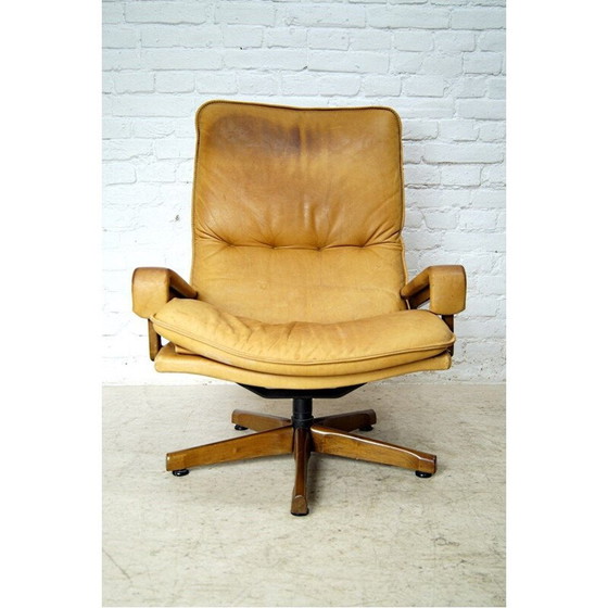 Image 1 of Vintage "King Chair" van André Vandenbeuck voor Strässle, jaren 1970