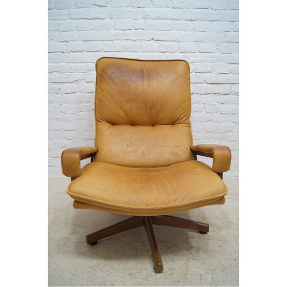 Image 1 of Vintage "King Chair" van André Vandenbeuck voor Strässle, jaren 1970