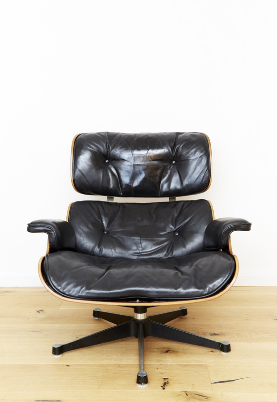 Image 1 of Charles & Ray Eames Loungestoel & Ottoman Voor Herman Miller