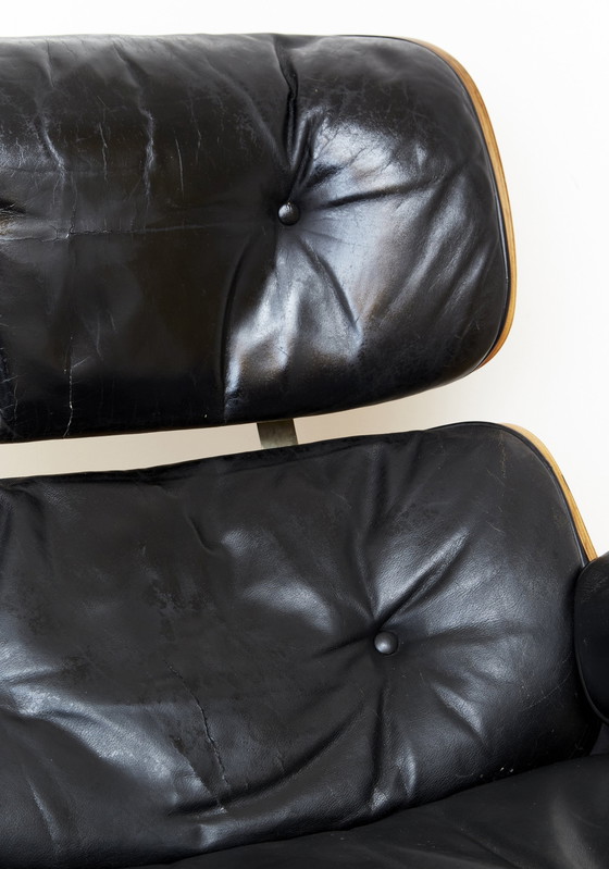 Image 1 of Charles & Ray Eames Loungestoel & Ottoman Voor Herman Miller