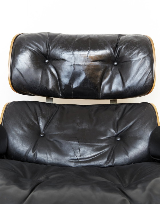 Image 1 of Charles & Ray Eames Loungestoel & Ottoman Voor Herman Miller