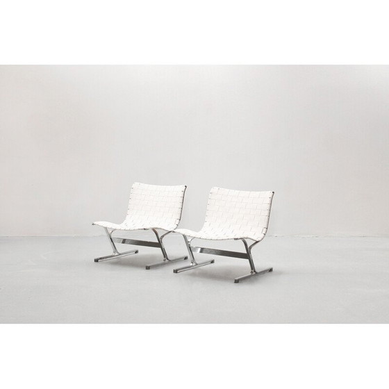 Image 1 of Paar vintage loungestoelen van Ross Littell voor ICF Italy