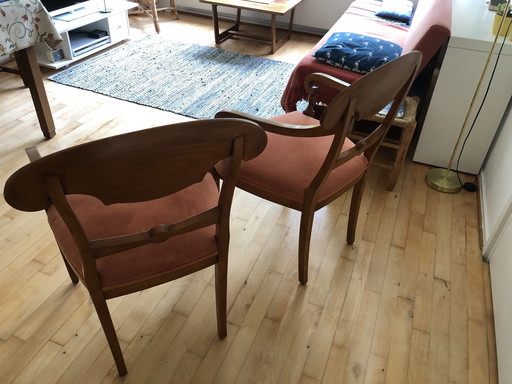 2x Klassieke Italiaanse fauteuils