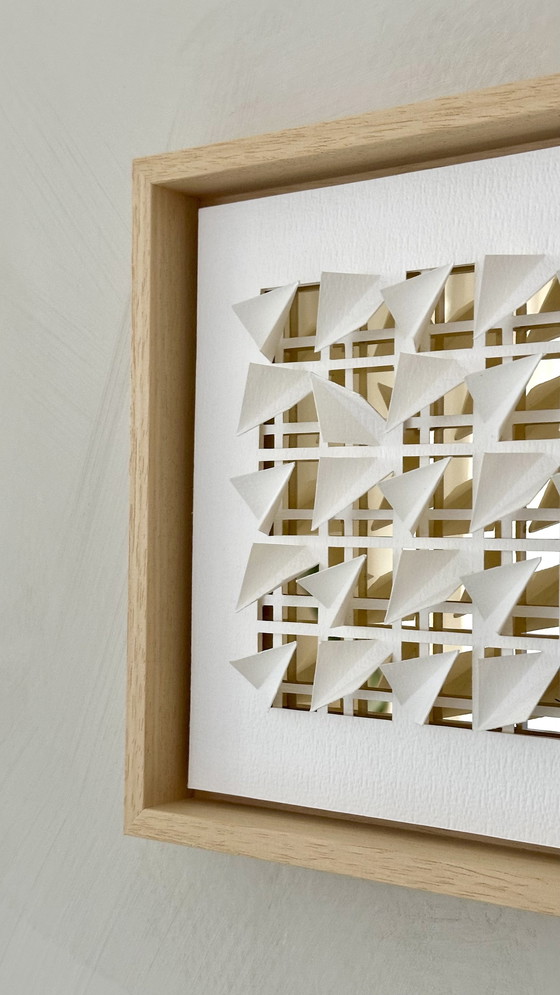 Image 1 of Left To Wonder - Wielaert | Layered Paper Art Mirror